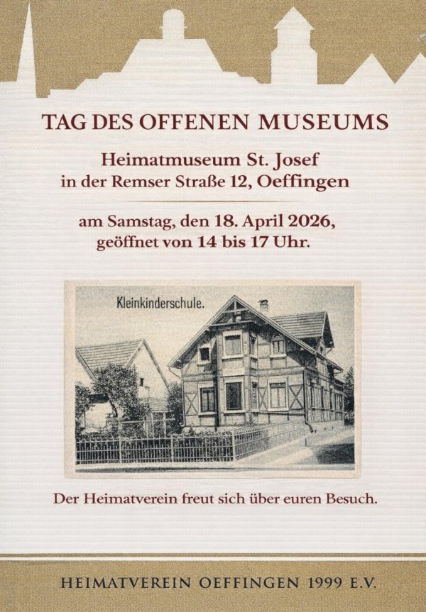 Archiv Heimatverein Oeffingen - Plakat Einladung Tag des offenen Museums