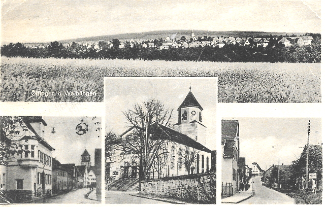 Archiv Heimatverein Oeffingen - Postkarte Oeffingen 1942