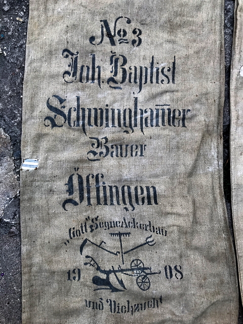 Archiv Heimatverein Oeffingen - Sack von Joh Baptist Schwinghammer Raich