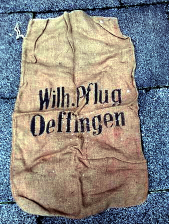 Archiv Heimatverein Oeffingen - Sack von Wilhelm Pflug