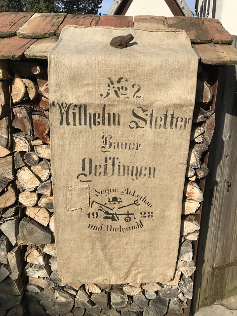 Archiv Heimatverein Oeffingen - Sack von Wilhelm Stetter