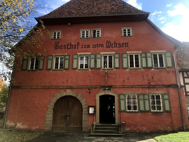 Archiv Heimatverein Oeffingen - Gasthof zum roten Ochsen Freilandmuseum Wackershofen