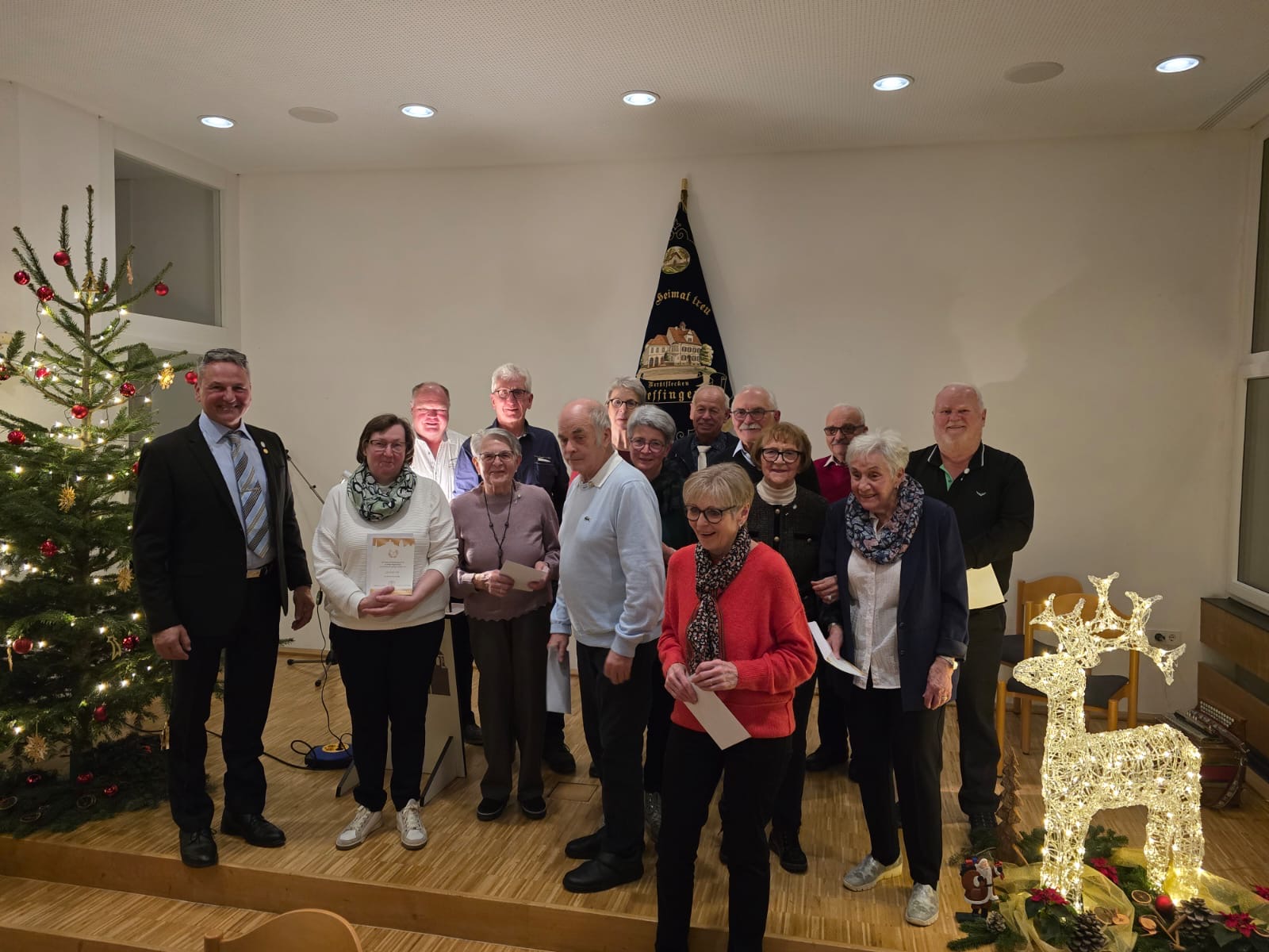 Archiv Heimatverein Oeffingen - Weihnachtsfeier 2025 Ehrungen