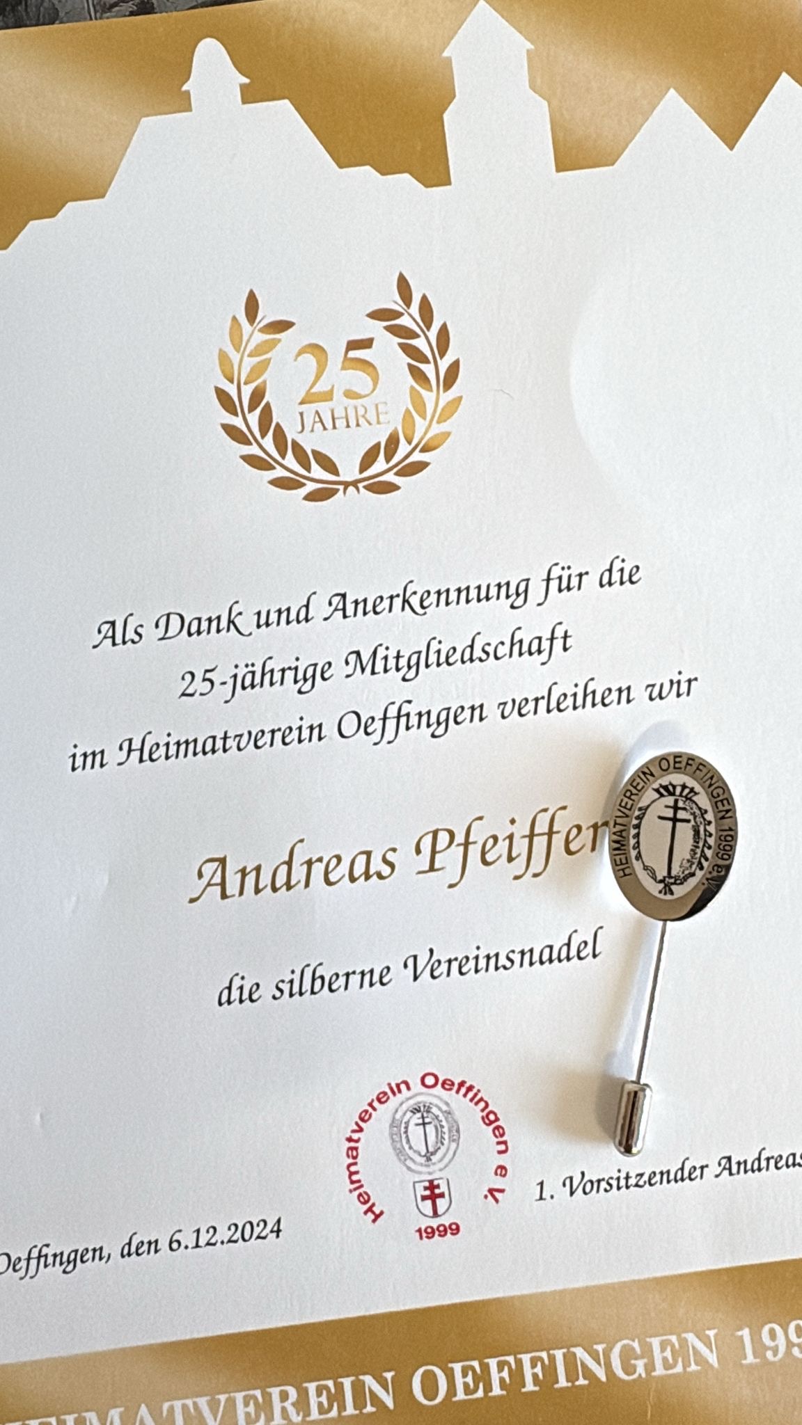 Archiv Heimatverein Oeffingen - Weihnachtsfeier 2025 - 25 Jahre